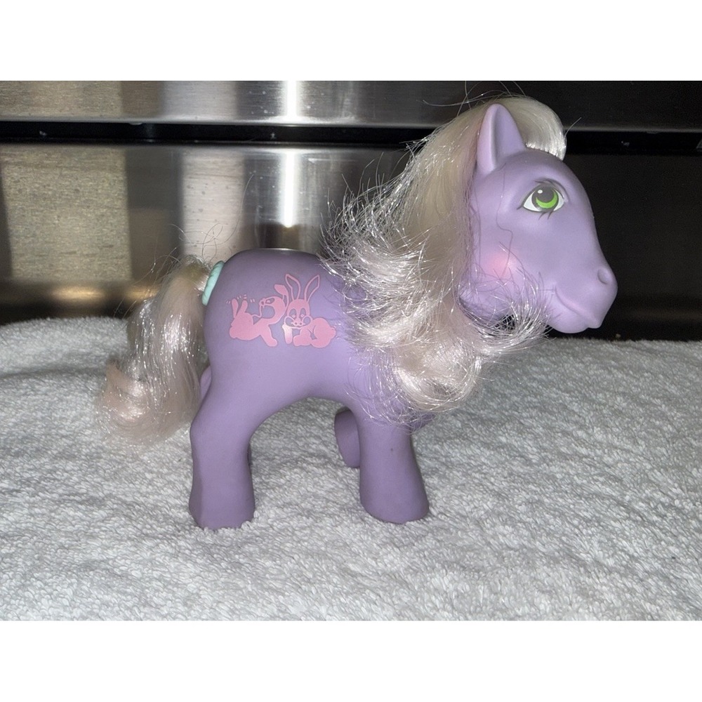 My Little Pony G1 (1984) - Happy Tails Romper Bunny Purple MLP